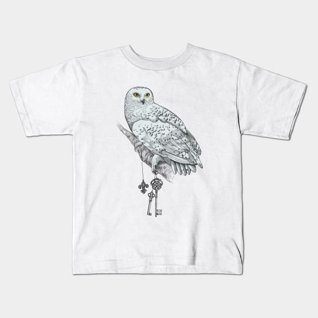 Owl Kids T-Shirt by rcaldwell